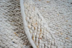 Vloerkleed Steve beige rond ø200 cm