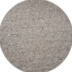 Vloerkleed Steve donker beige rond ø200 cm