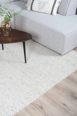 Vloerkleed Stone beige 200 x 280 cm