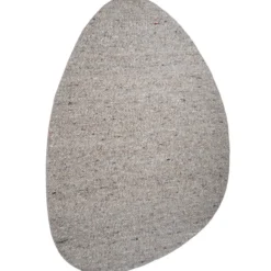 Vloerkleed Stone kiezelvormig donkerbeige 160x230 cm