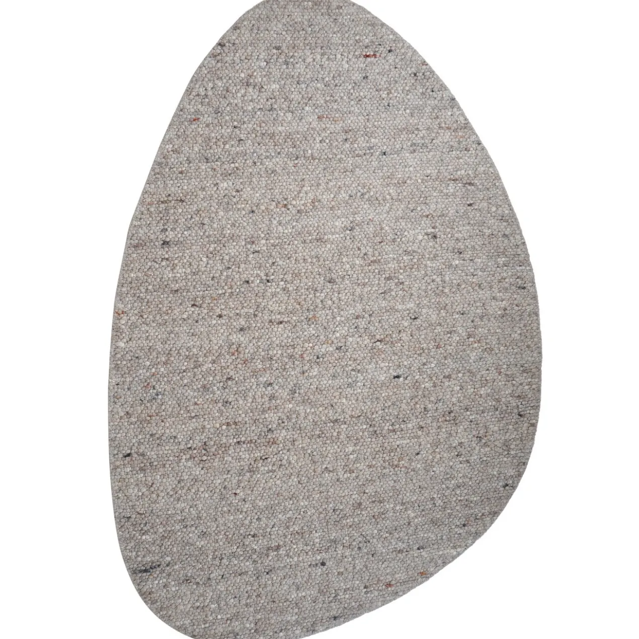 Vloerkleed Stone kiezelvormig donkerbeige 160x230 cm