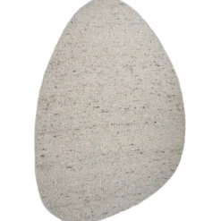 Vloerkleed Stone kiezelvormig beige 200 x 280 cm