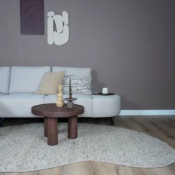 Vloerkleed Stone Organisch Donker Beige 200 x 280 cm