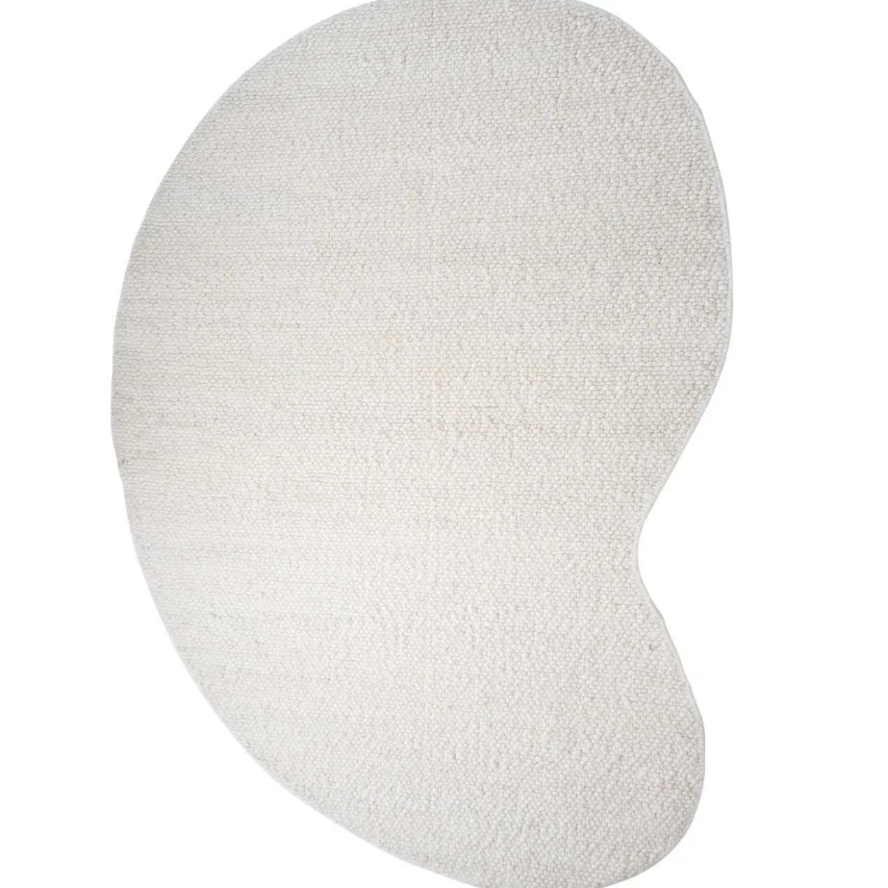 Vloerkleed Stone Organisch white 200x280 cm