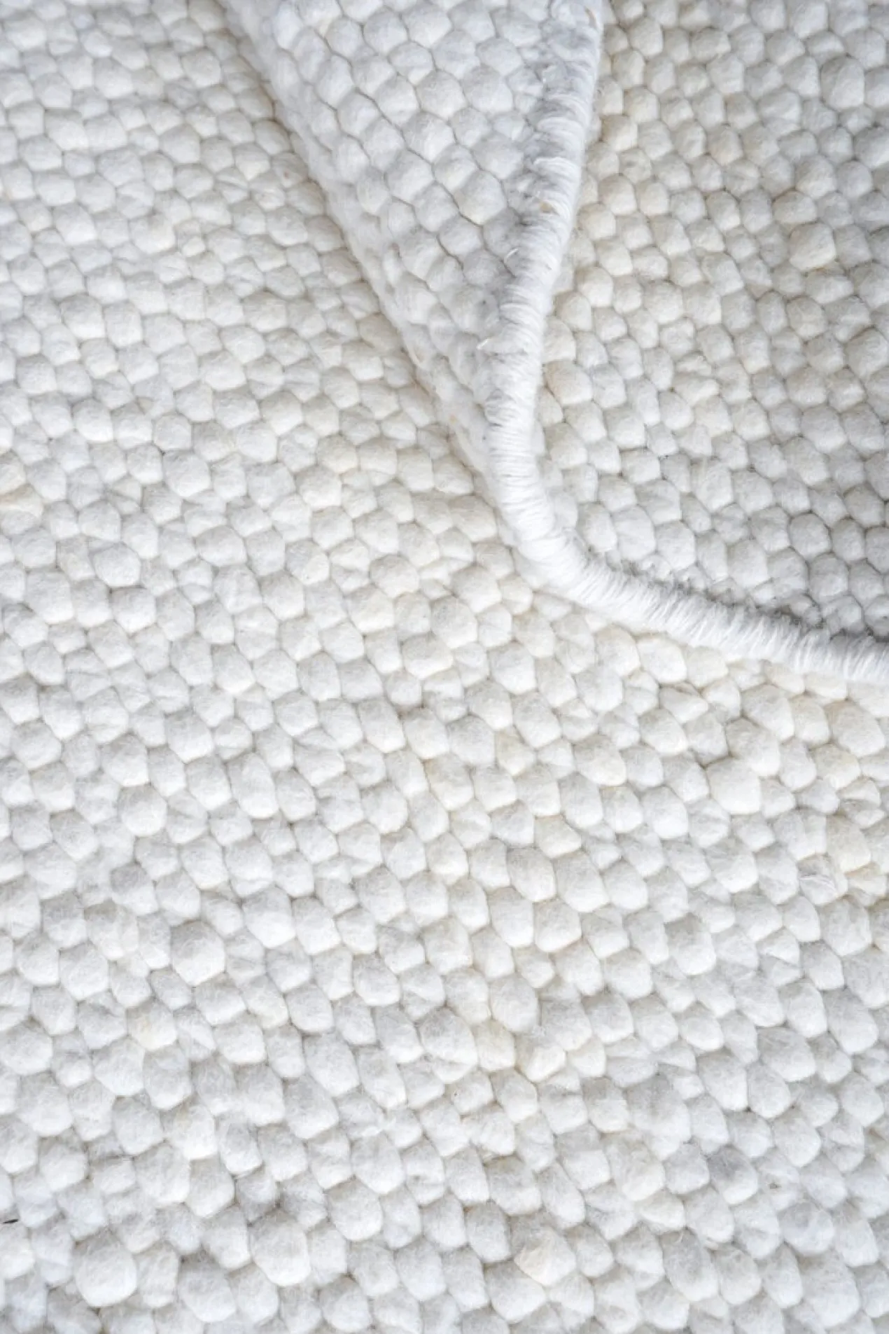 Vloerkleed Stone Organisch white 160x230 cm