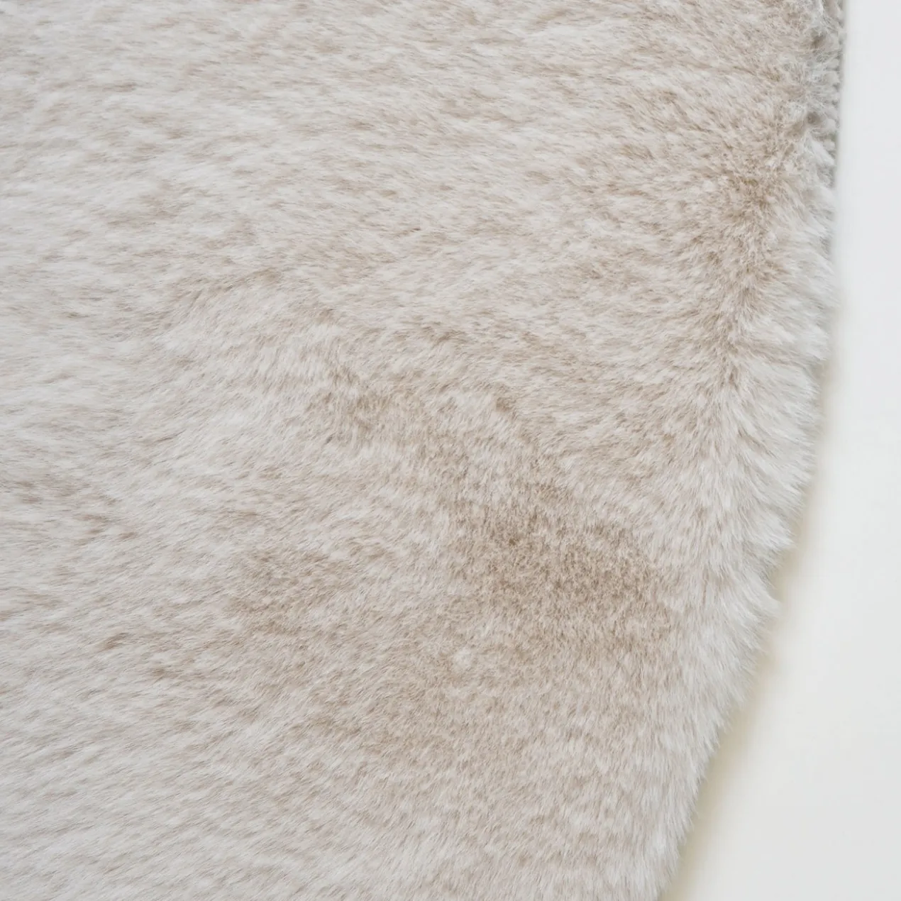 Vloerkleed Velluto Beige - Rond ø230 cm
