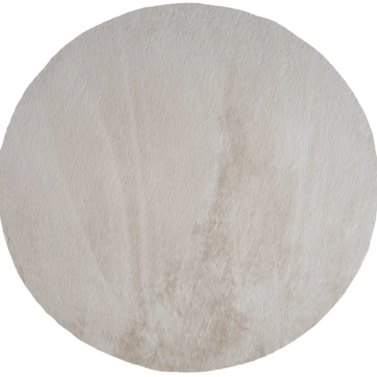 Vloerkleed Velluto Beige - Rond ø230 cm