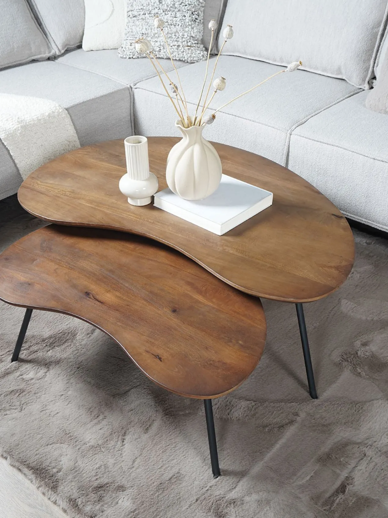 Vloerkleed Velluto Choco 230 x 330 cm
