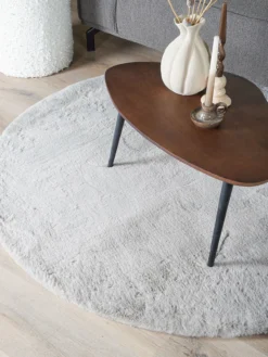 Vloerkleed Velluto Nature - Rond ø200 cm