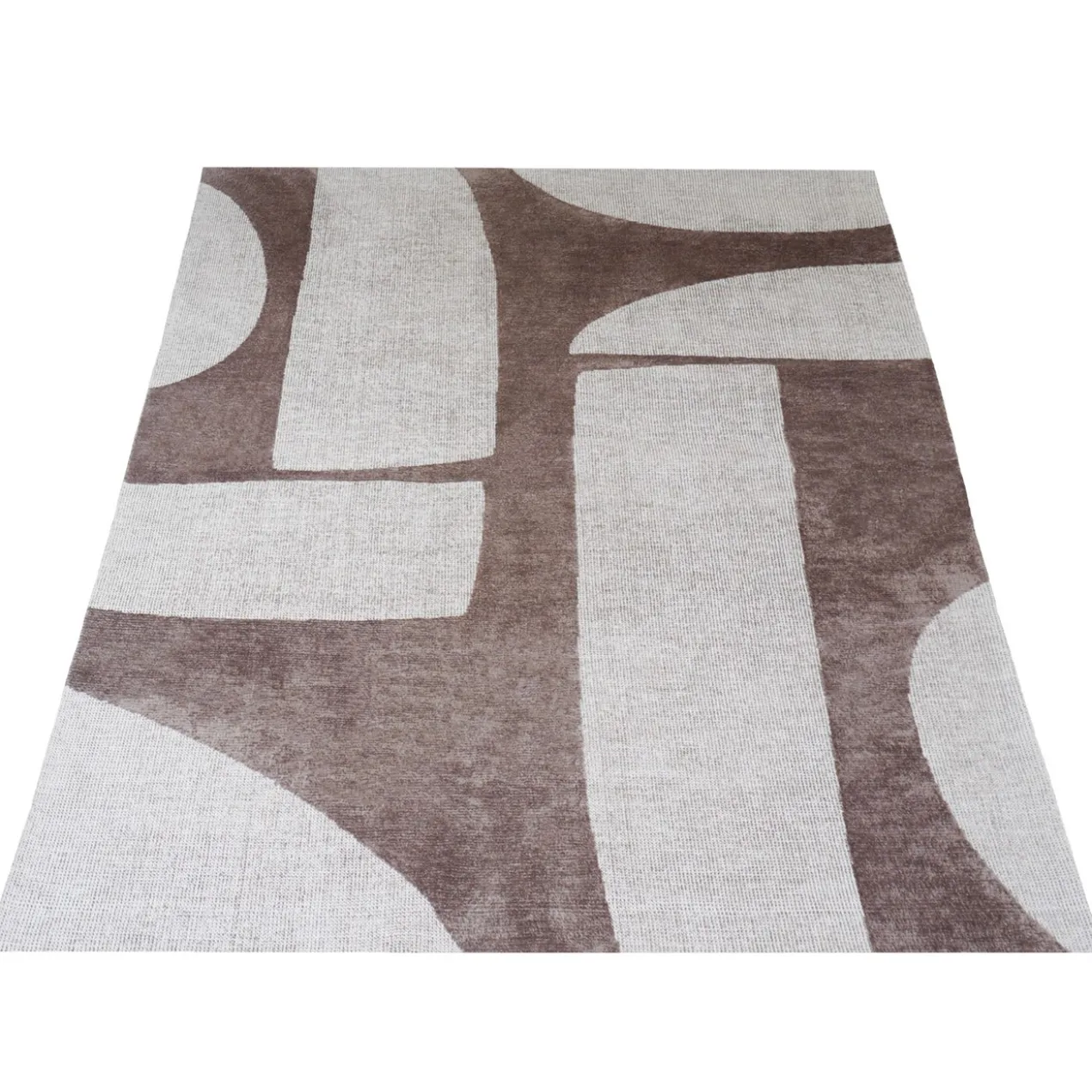 Vloerkleed Ziba taupe/creme 240x330 cm