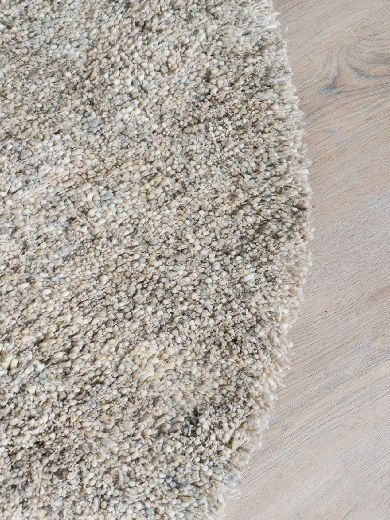 Vloerkleed Zumba Beige Rond ø160 cm