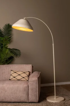 Vloerlamp Andres beige