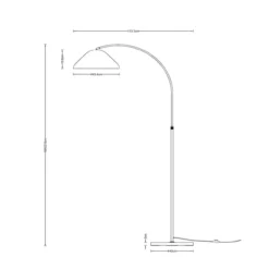 Vloerlamp Andres taupe
