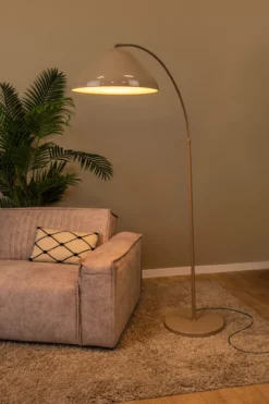Vloerlamp Andres taupe