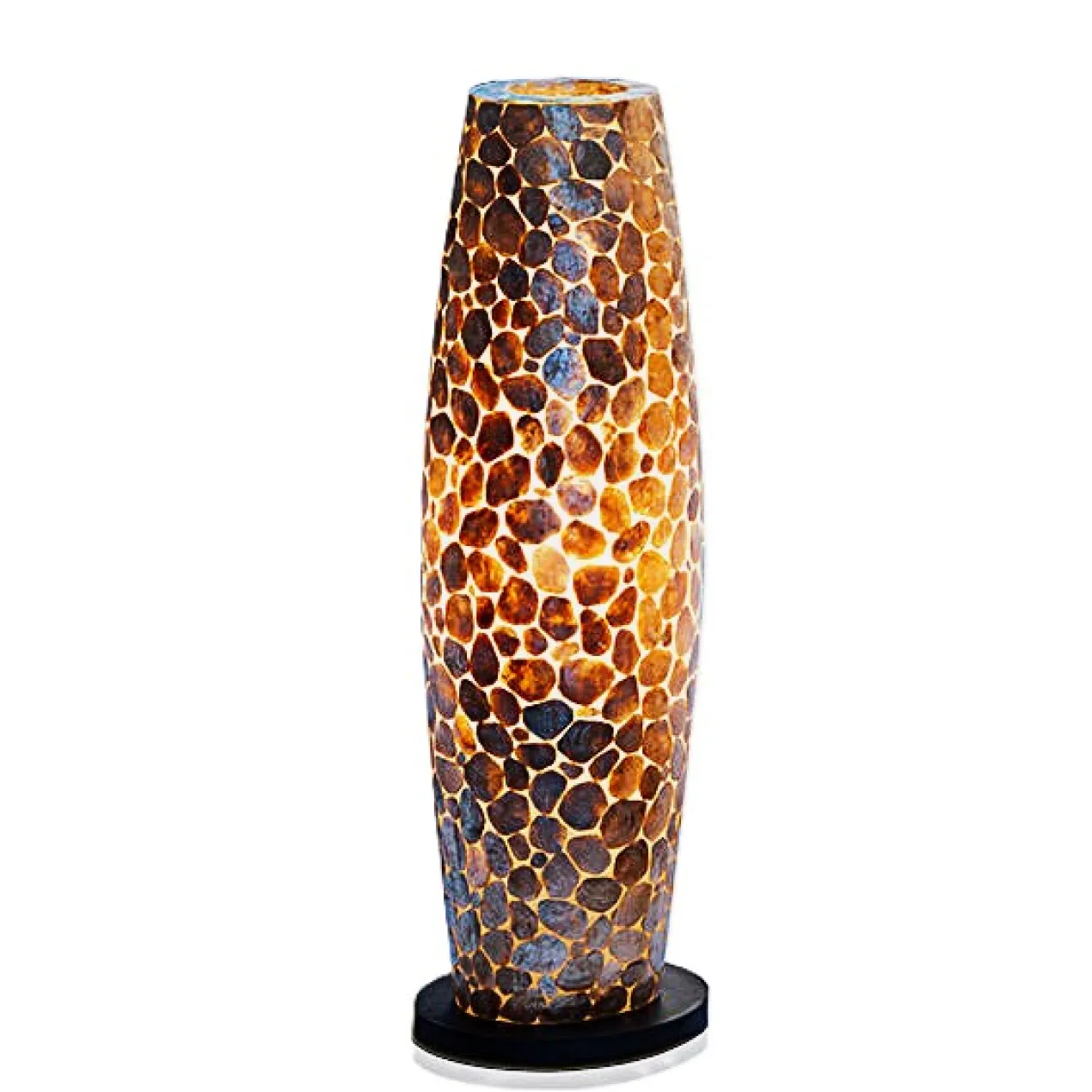 Vloerlamp apollo turtle gold capiz schelp 70 cm
