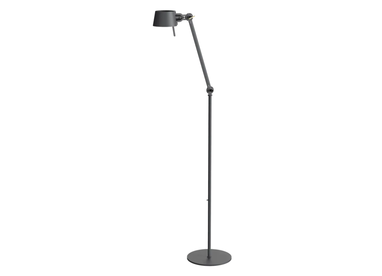 Vloerlamp Bolt Long 1 arm midnight gray