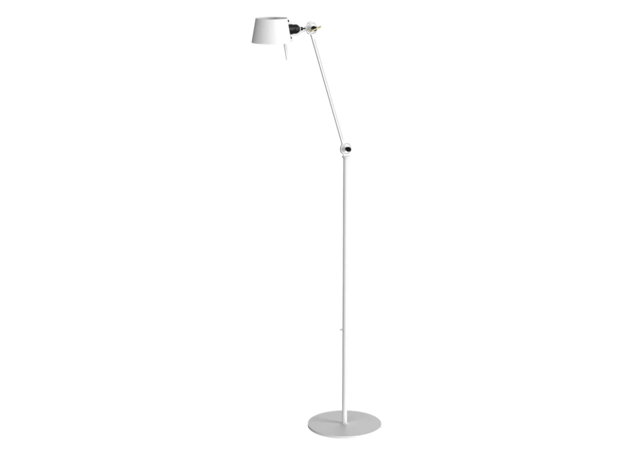 Vloerlamp Bolt Long 1 arm pure white
