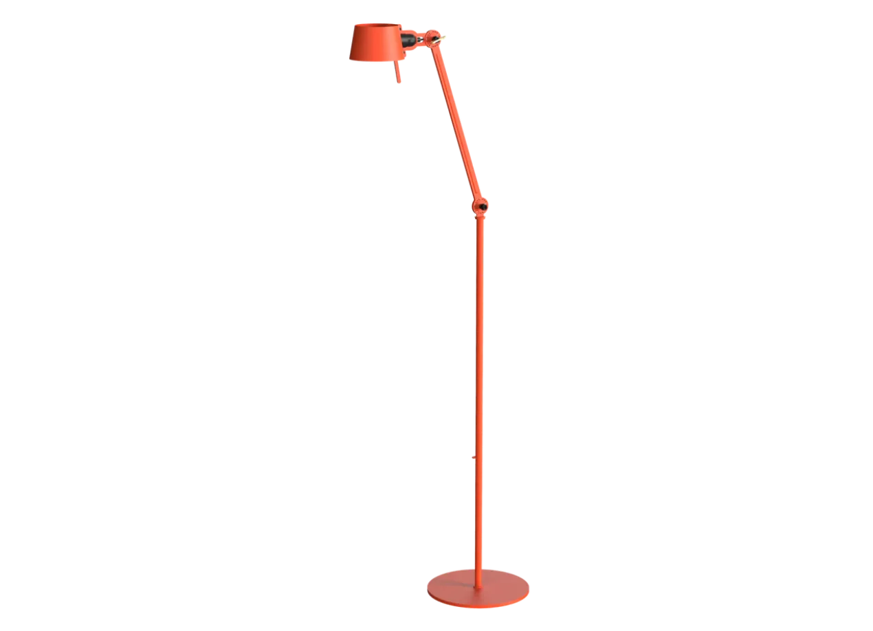 Vloerlamp Bolt Long 1 arm striking orange