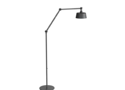 Vloerlamp Bolt Long upperfit 2 armen midnight gray