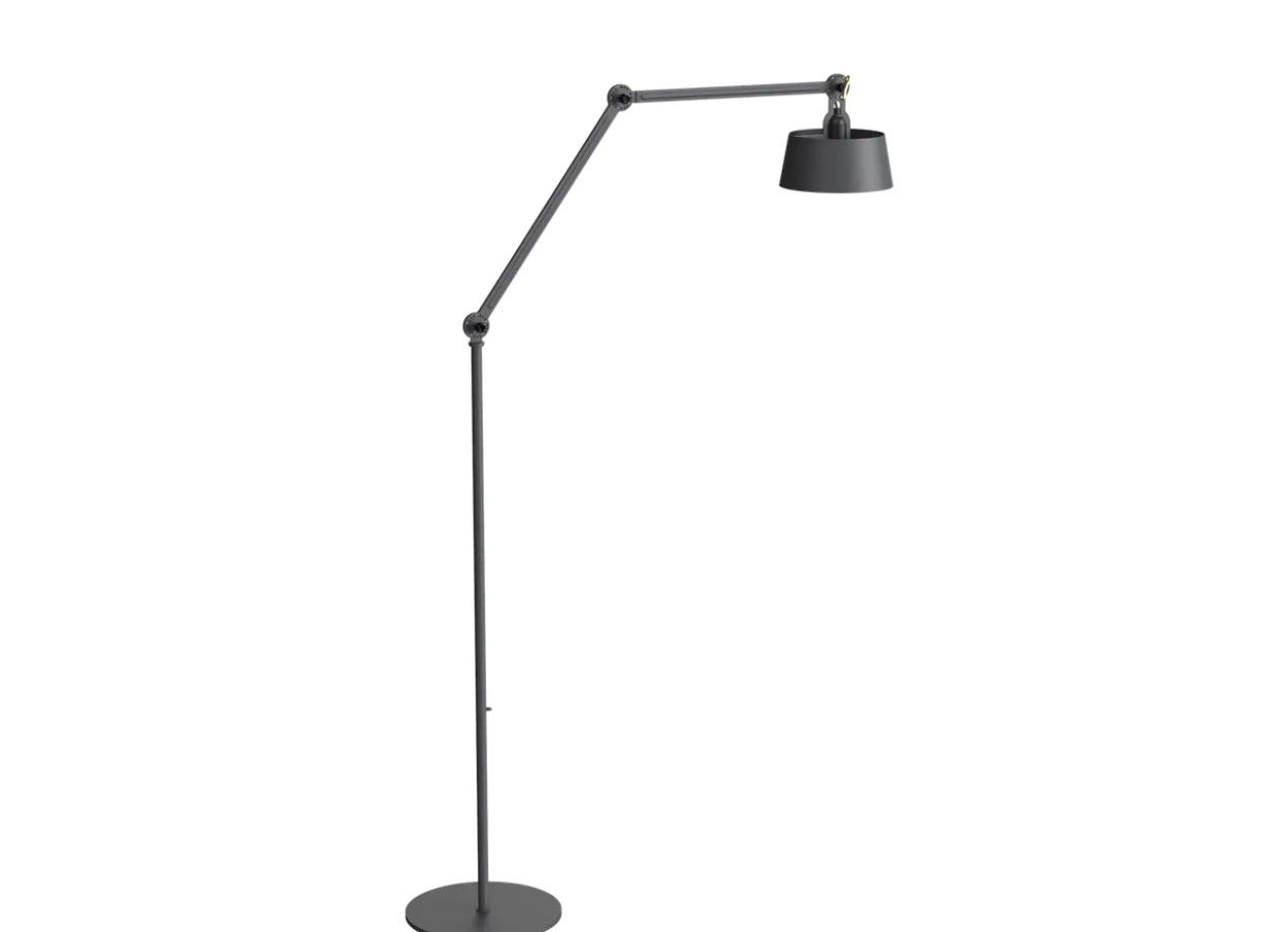 Vloerlamp Bolt Long upperfit 2 armen midnight gray