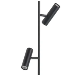 Vloerlamp Bram 2-lichts zwart