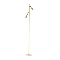 Vloerlamp Brian 2-lichts olijfgroen