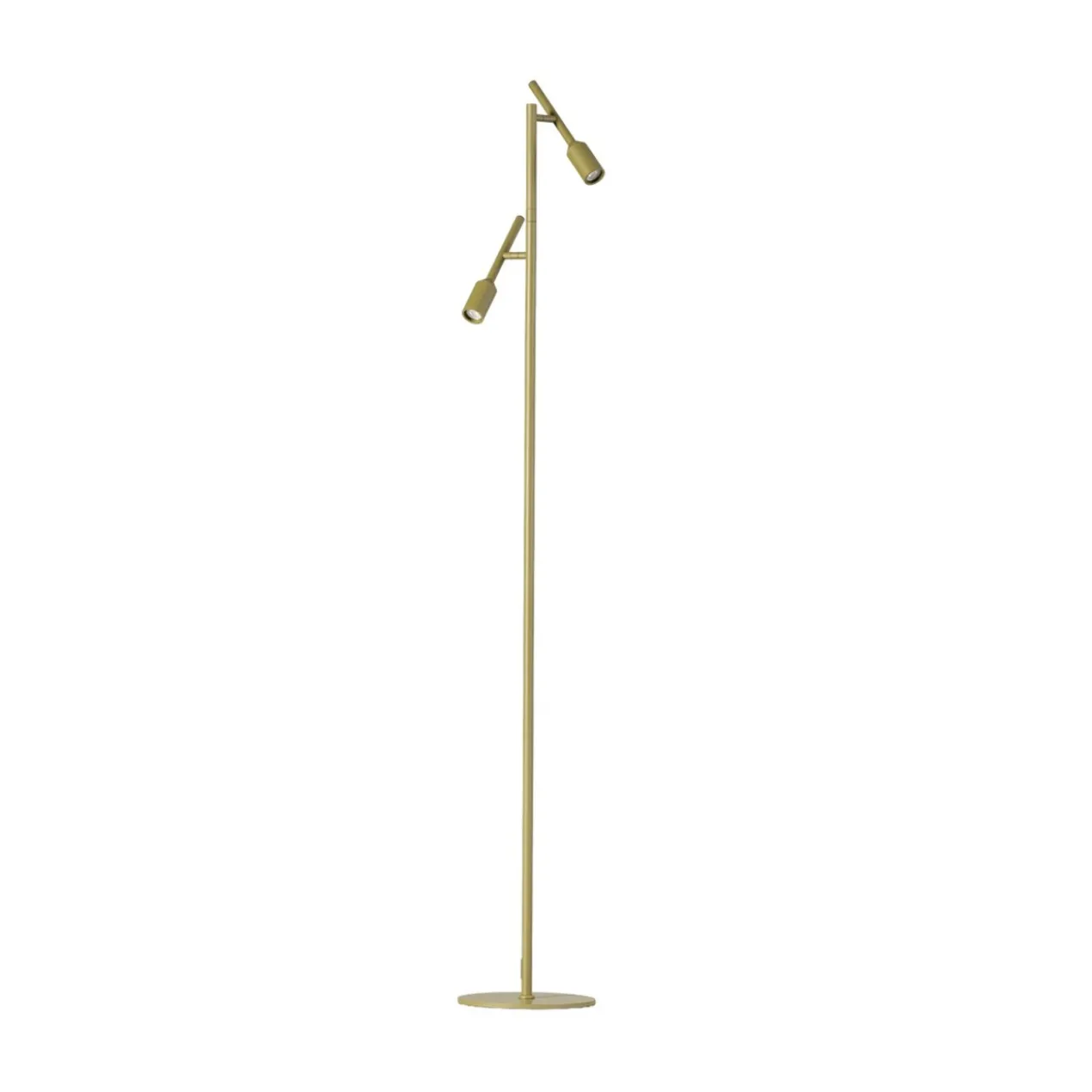 Vloerlamp Brian 2-lichts olijfgroen