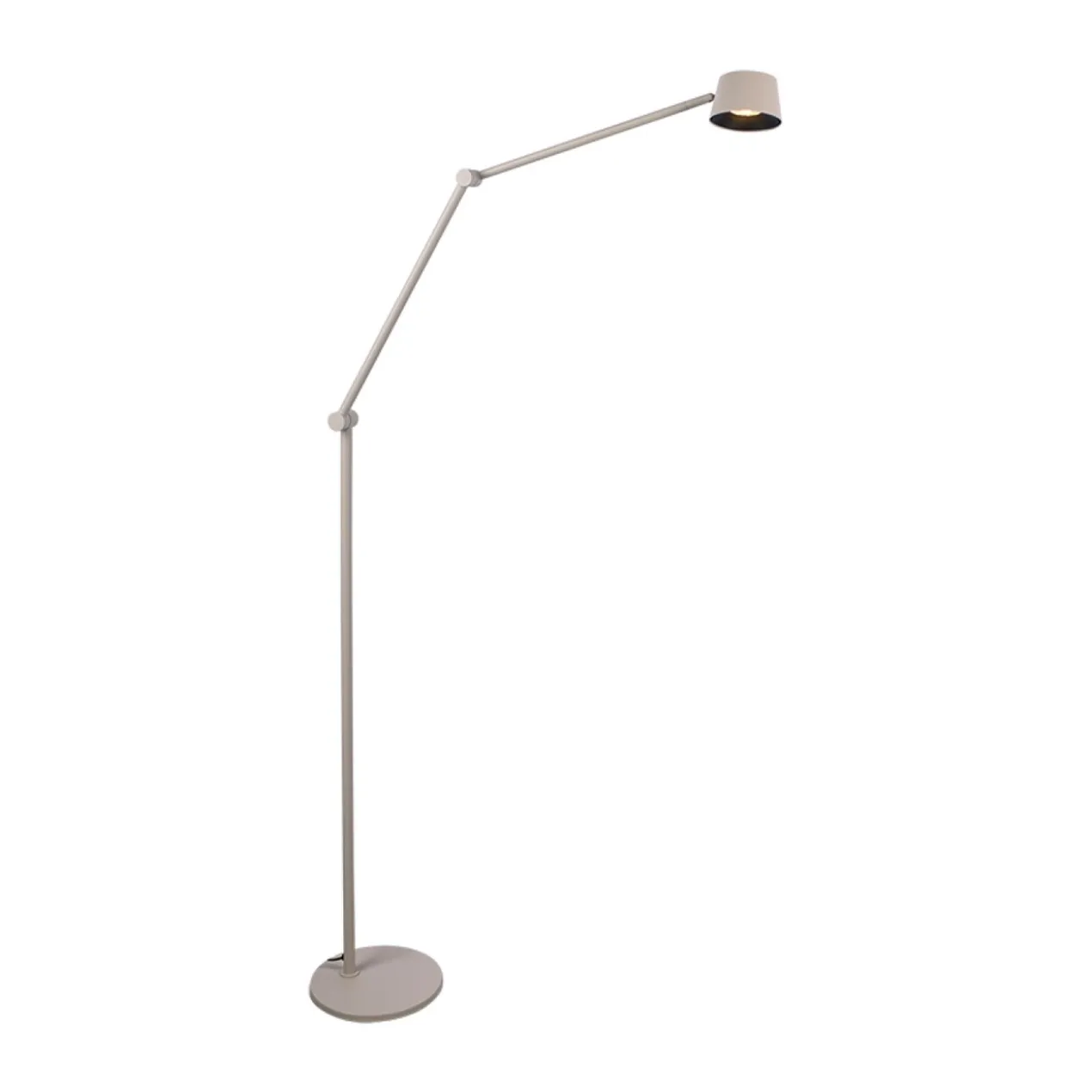 Vloerlamp Casper hoog creme