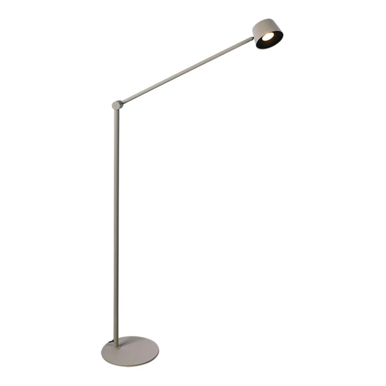 Vloerlamp Casper laag creme