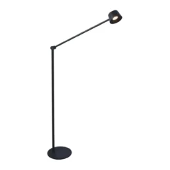 Vloerlamp Casper laag zwart