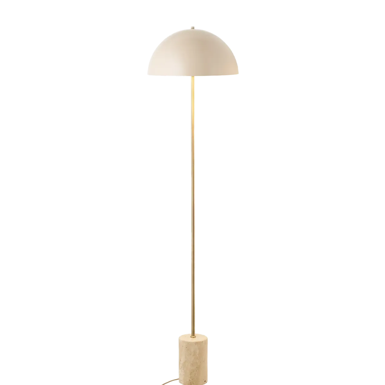 Vloerlamp Cheryl marmer zand Ø40 cm