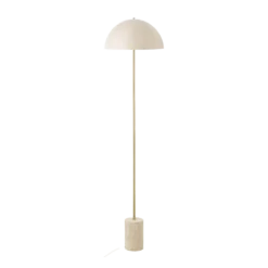 Vloerlamp Cheryl marmer zand Ø40 cm