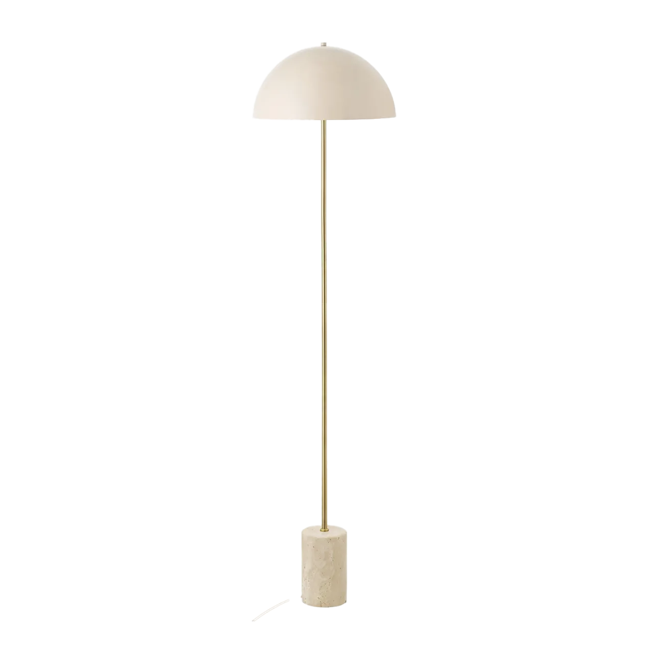 Vloerlamp Cheryl marmer zand Ø40 cm