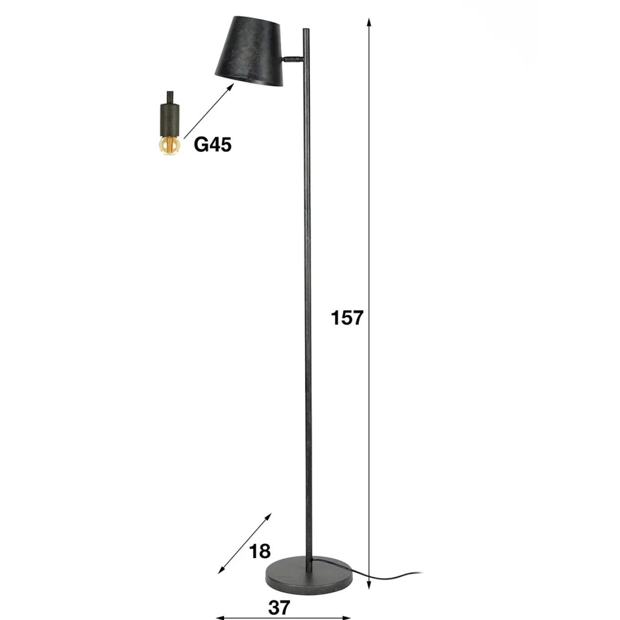 Vloerlamp Chester