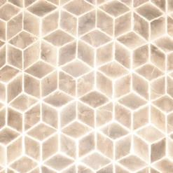 Vloerlamp cilinder cubes white capiz schelp 150 cm