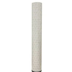 Vloerlamp cilinder cubes white capiz schelp 150 cm