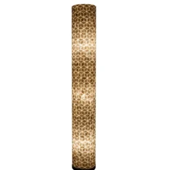 Vloerlamp cilinder cubes white capiz schelp 150 cm