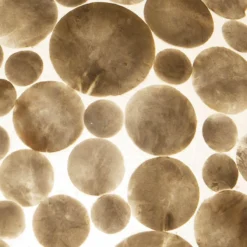 Vloerlamp coins white shell 200 cm