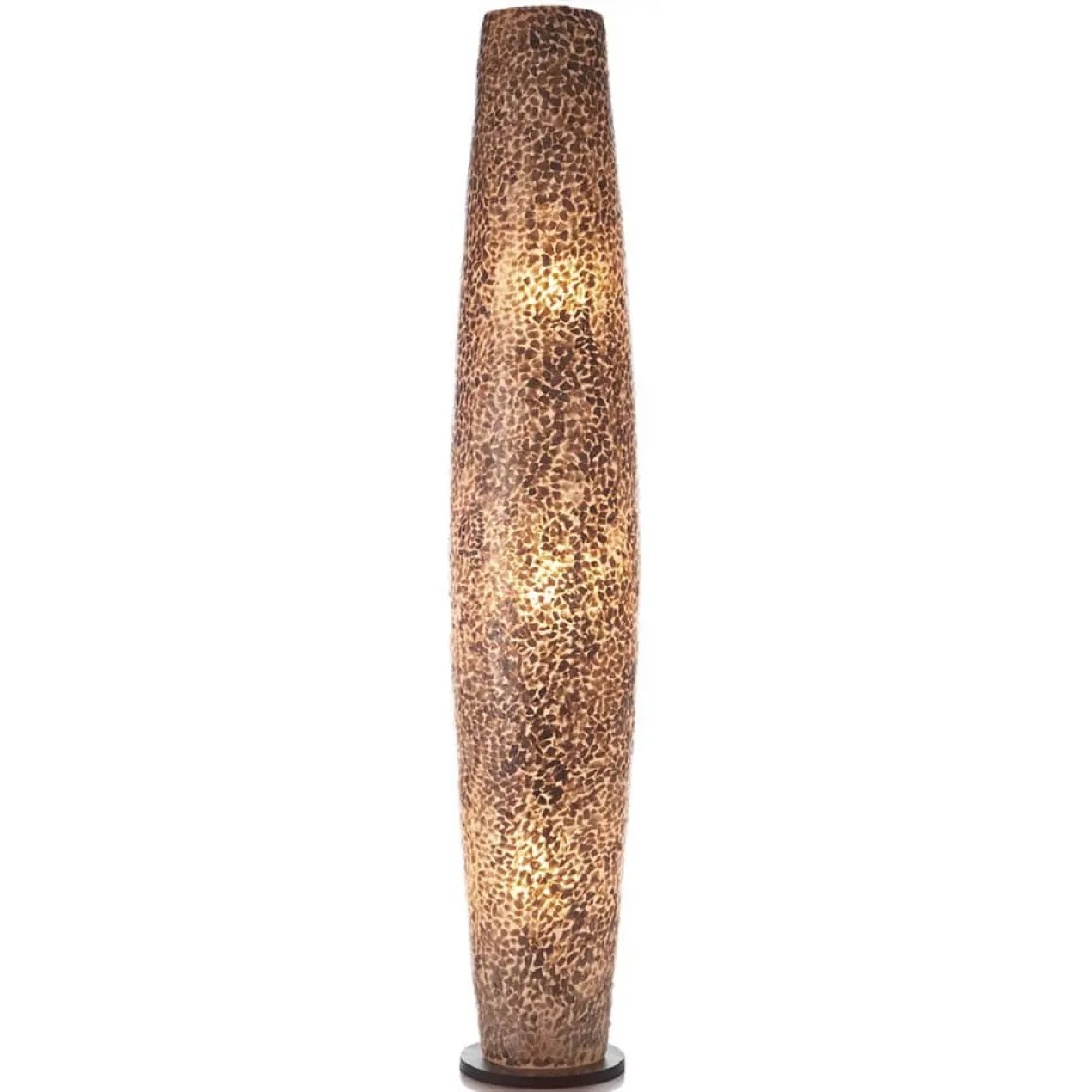 Vloerlamp Cone gold capiz 100 cm