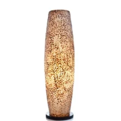 Vloerlamp Cone gold capiz 70 cm