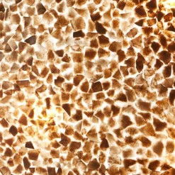 Vloerlamp Cone gold capiz schelp 200 cm