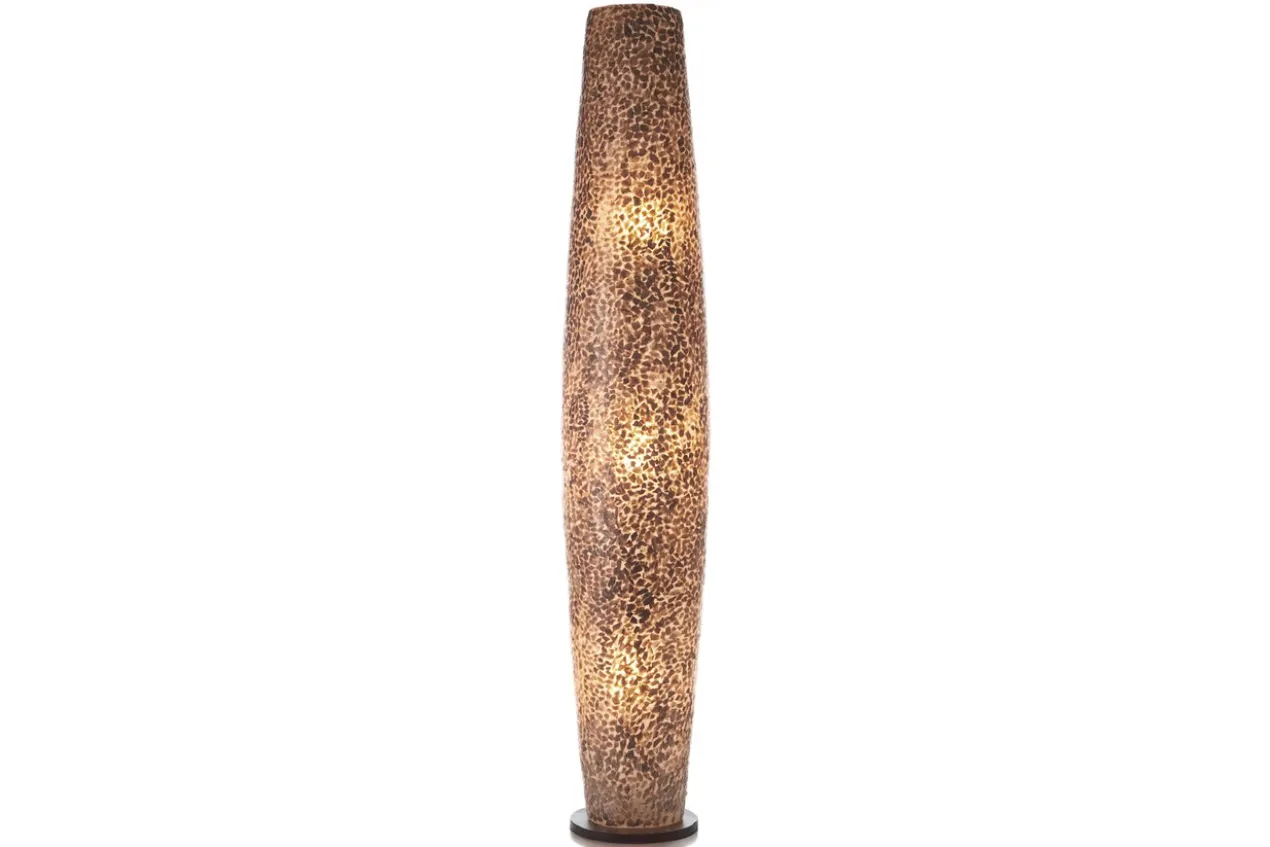 Vloerlamp Cone gold capiz schelp 200 cm