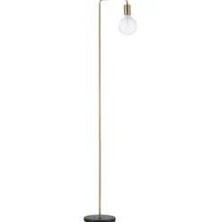 Vloerlamp cool antique brass