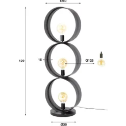 Vloerlamp Geperforeerd 3R