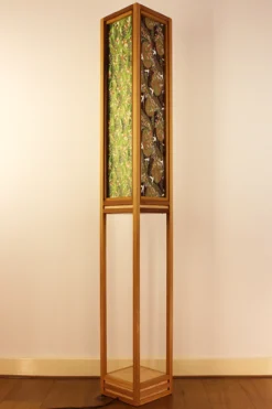 Vloerlamp Ginza cedar