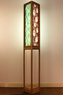 Vloerlamp Ginza cedar
