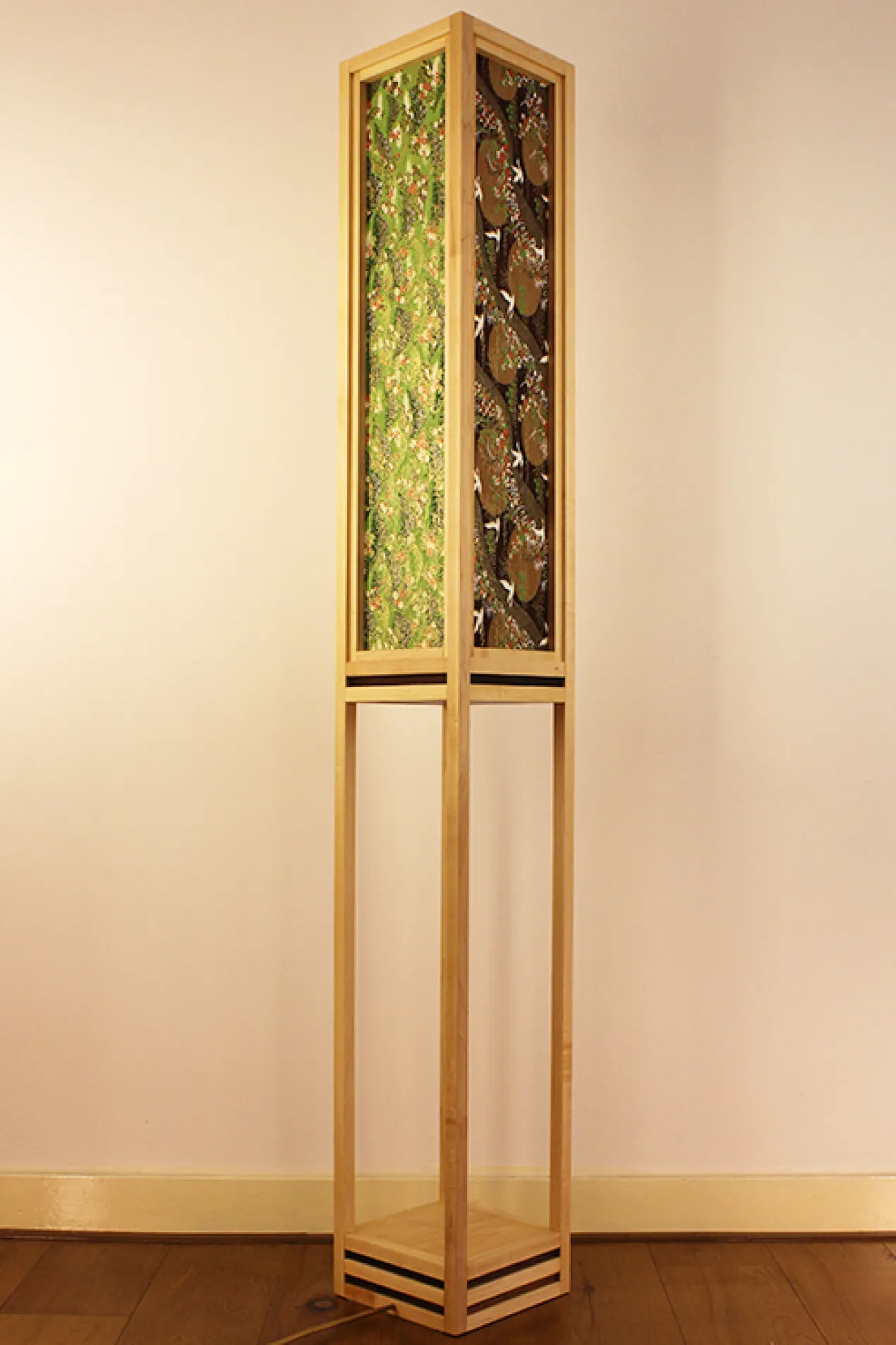 Vloerlamp Ginza maple