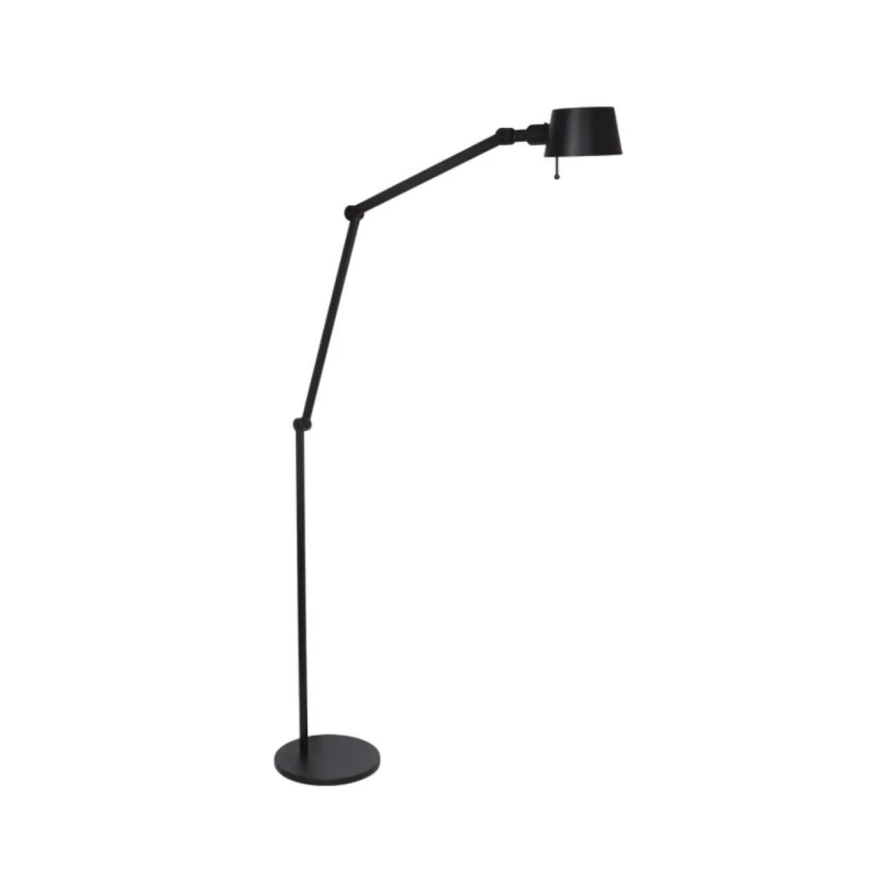 Vloerlamp Kees hoog zwart
