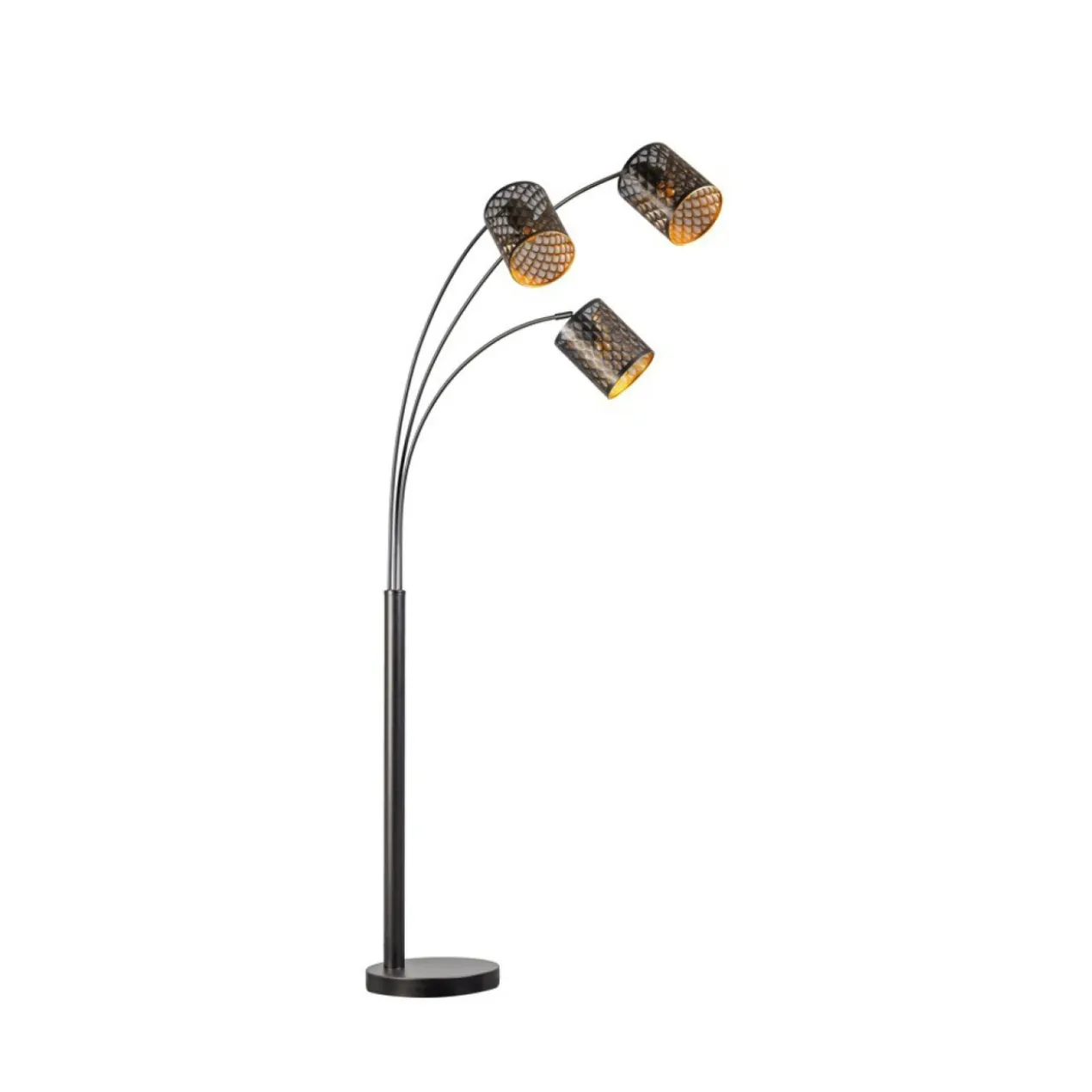 Vloerlamp Laser 3-lichts zwart