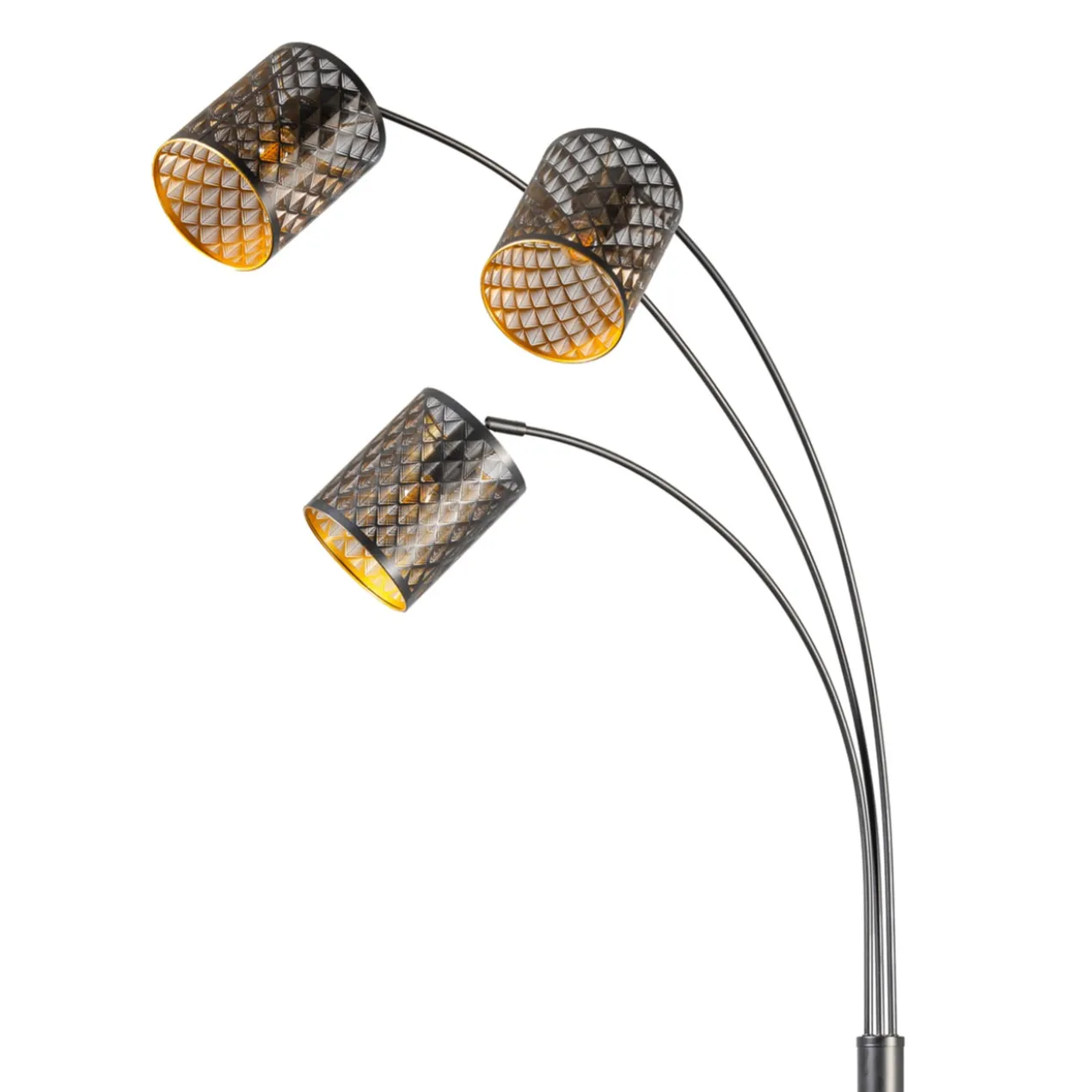 Vloerlamp Laser 3-lichts zwart